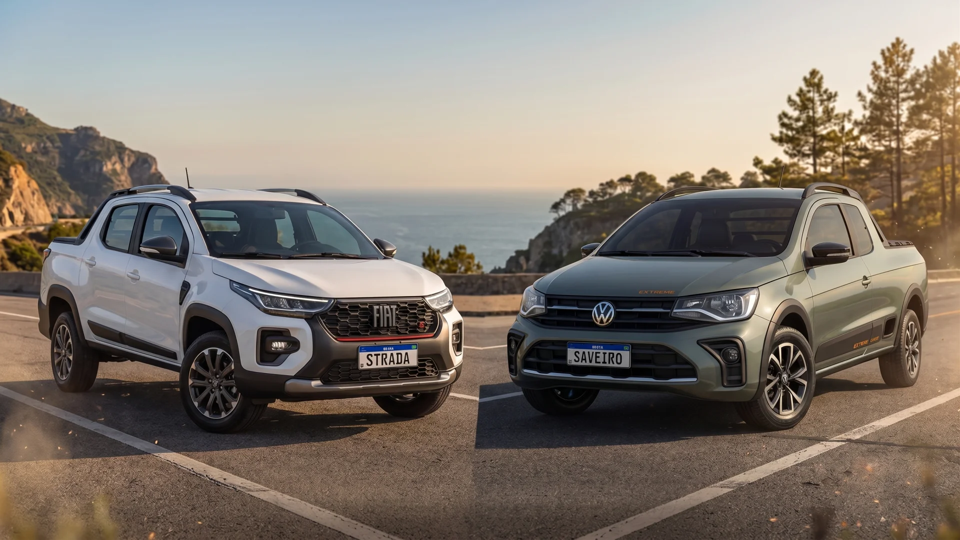 Comparativo Fiat Strada x VW Saveiro: descubra qual a melhor opção para trabalho e dia a dia.